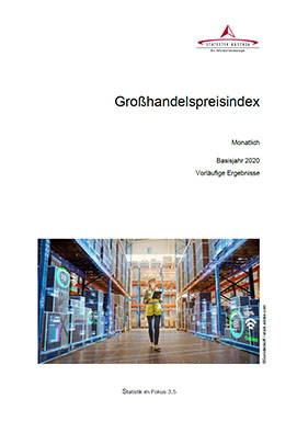Vorschaubild zu 'Index der Großhandelspreise, September 2022 (SB 3.5)'