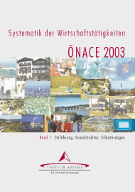 Preview image for 'Systematik der Wirtschaftstätigkeiten, ÖNACE 2003'